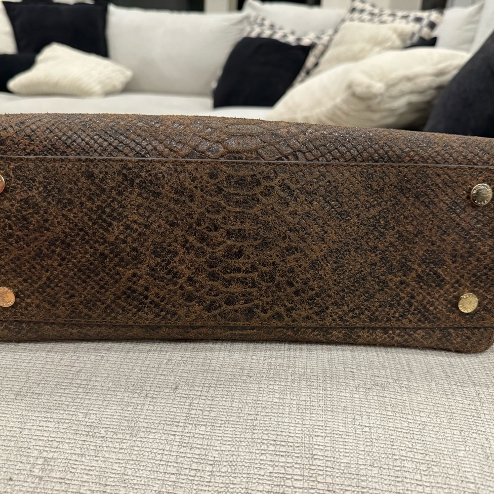 Michael Kors Python Snakeskin Leather Satchel - image 3